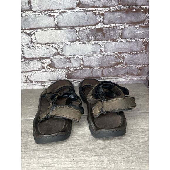 Teva Terra FI 4 Brown Spider Rubber Strap Sandals Men Sz 12M US/45.5EU 1006251 main image 4